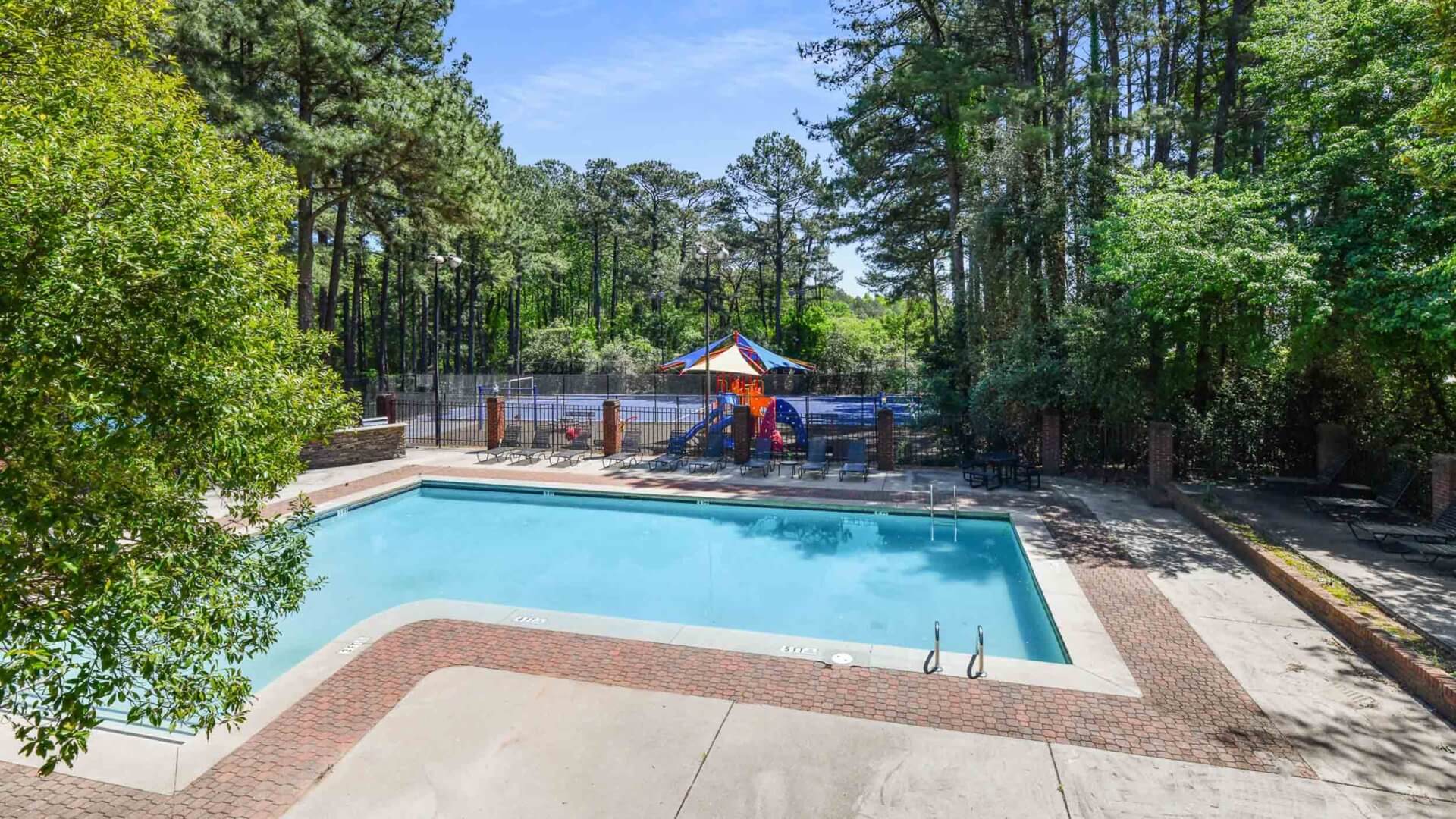 exterior clubhouse, pool and court amenities 300 2